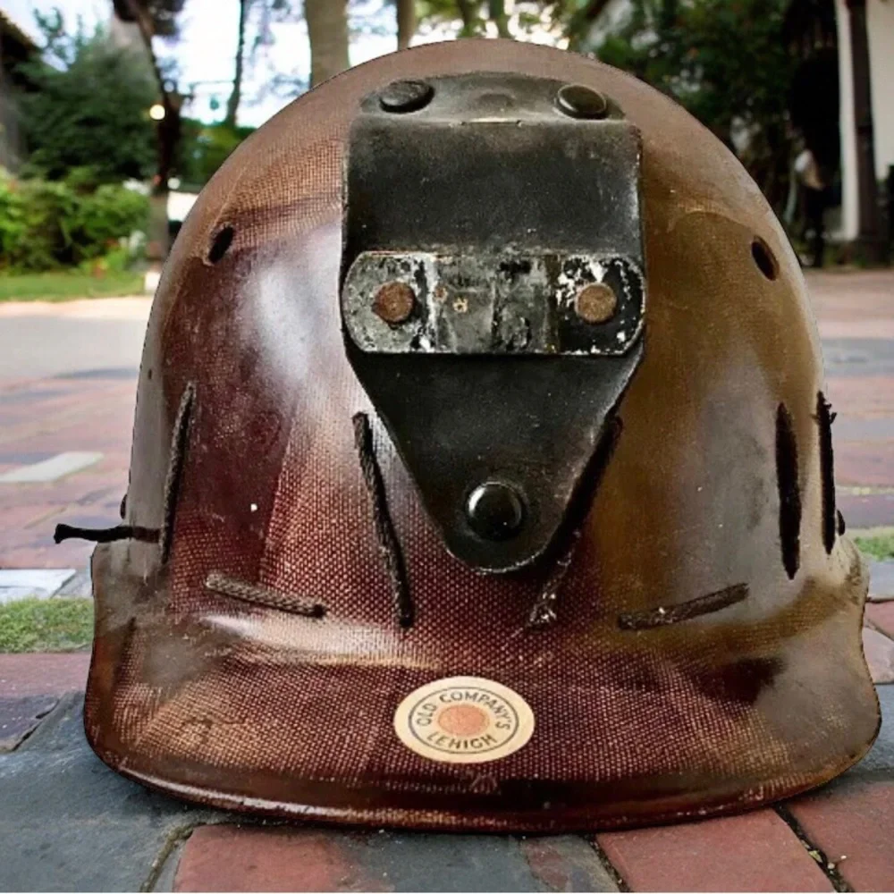 Vintage Coal Miners Helmet Anthracite Lehigh PA